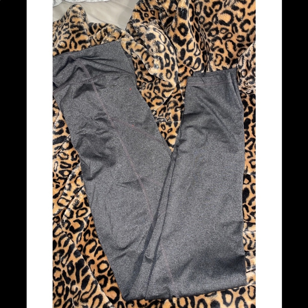 Gray Reebok Leggings